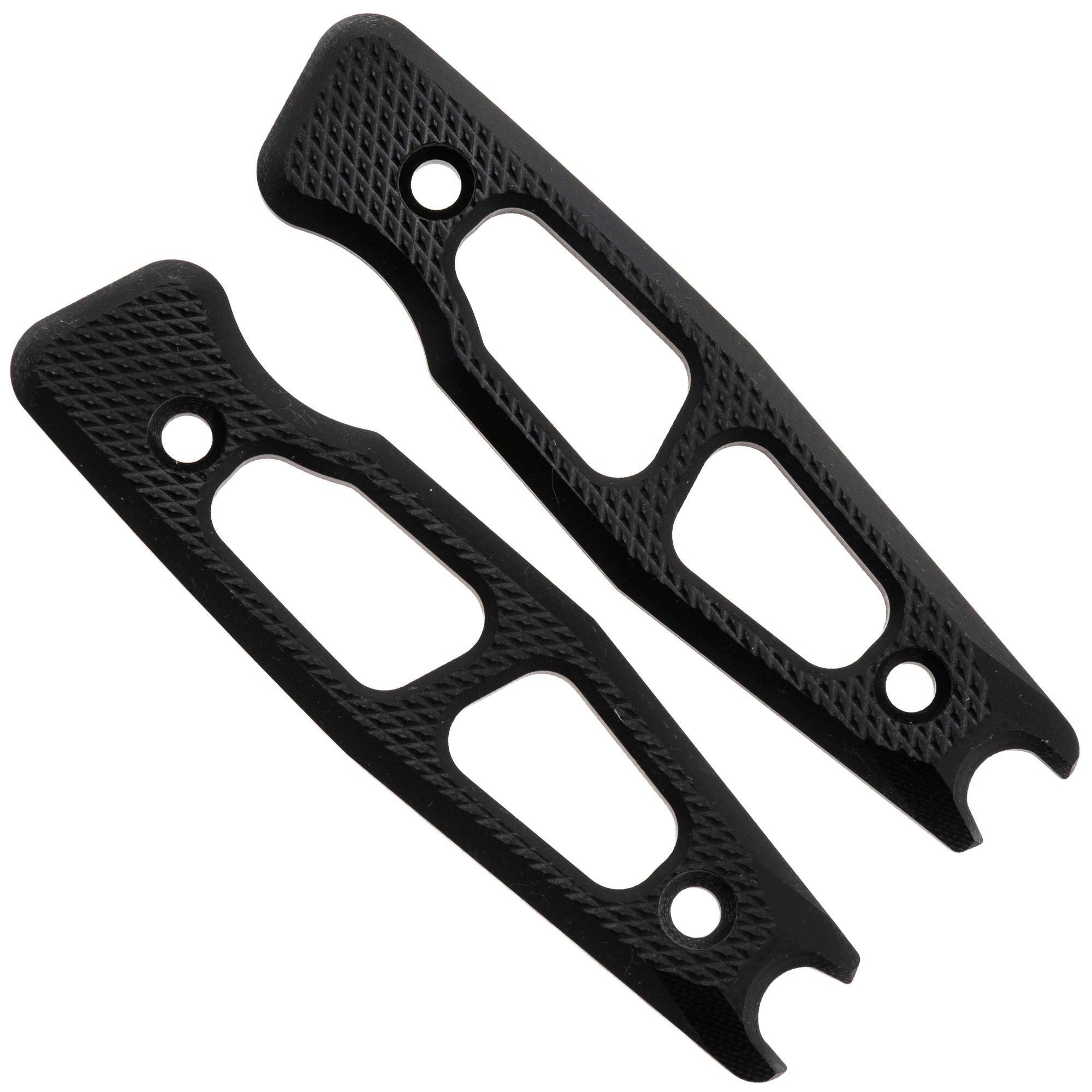 Daily Customs AK4 Scales P10017418, Lightweight G10 Black, handle scales