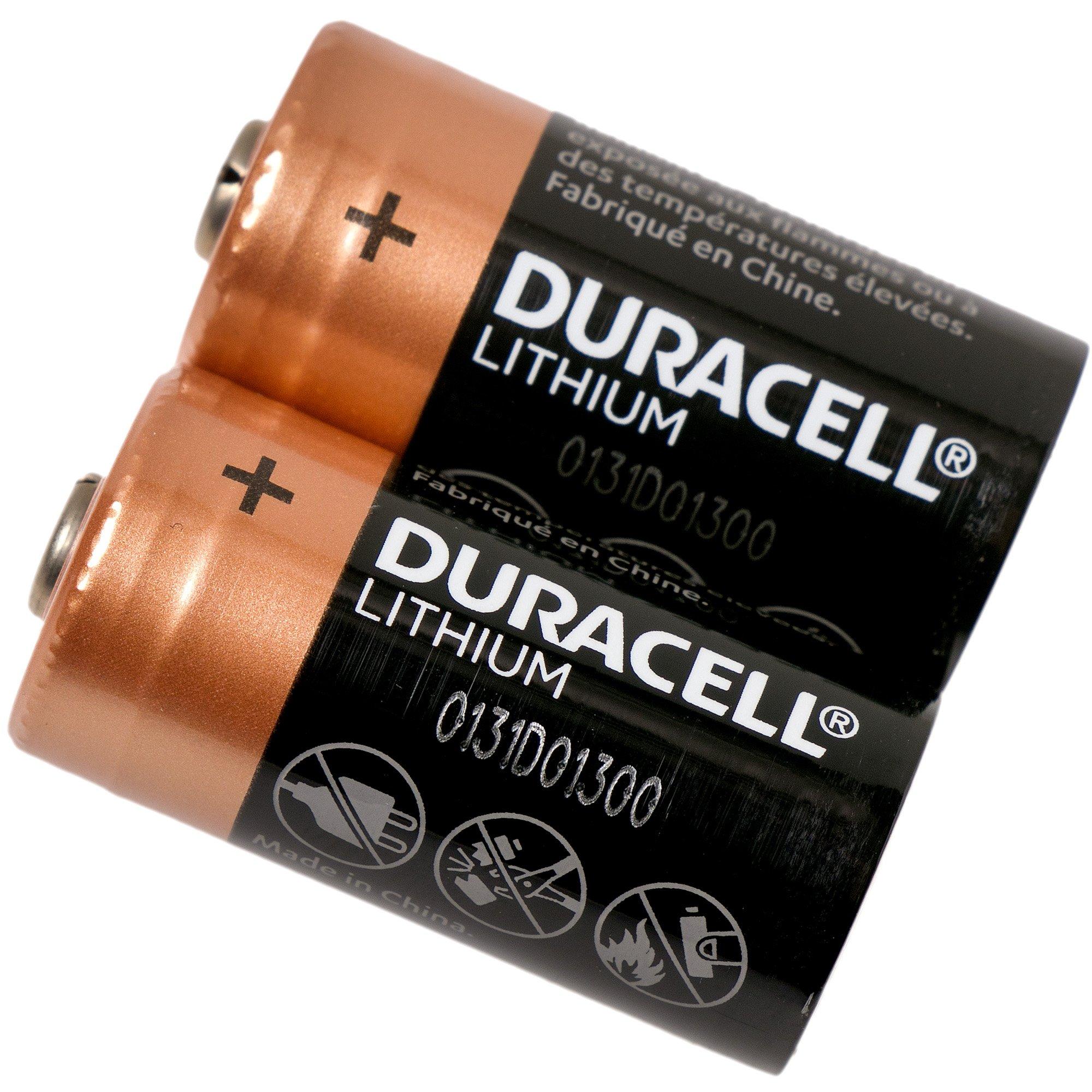 Duracell CR123A battery, set of 2 pcs.  Advantageously shopping at
