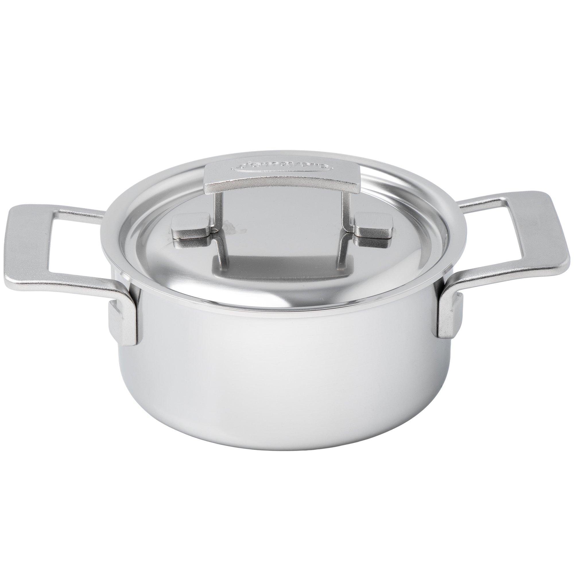 Demeyere Industry 5, 1029669 stainless steel Dutch oven with lid, 16 cm, 1.5 l