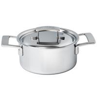 Afbeelding voor Demeyere Industry 5, 1029671 RVS kookpan met deksel, 18 cm, 2.2l
