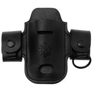 1791 EDC Heavy Duty Action-Snap Solo Ambi EDC-HD-AS-SL-BLK-A Black, funda de cuero para cinturón