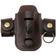 Afbeelding voor 1791 EDC Heavy Duty Action-Snap Solo Ambi EDC-HD-AS-SL-BUR-A Burgundy, lederen riemholster