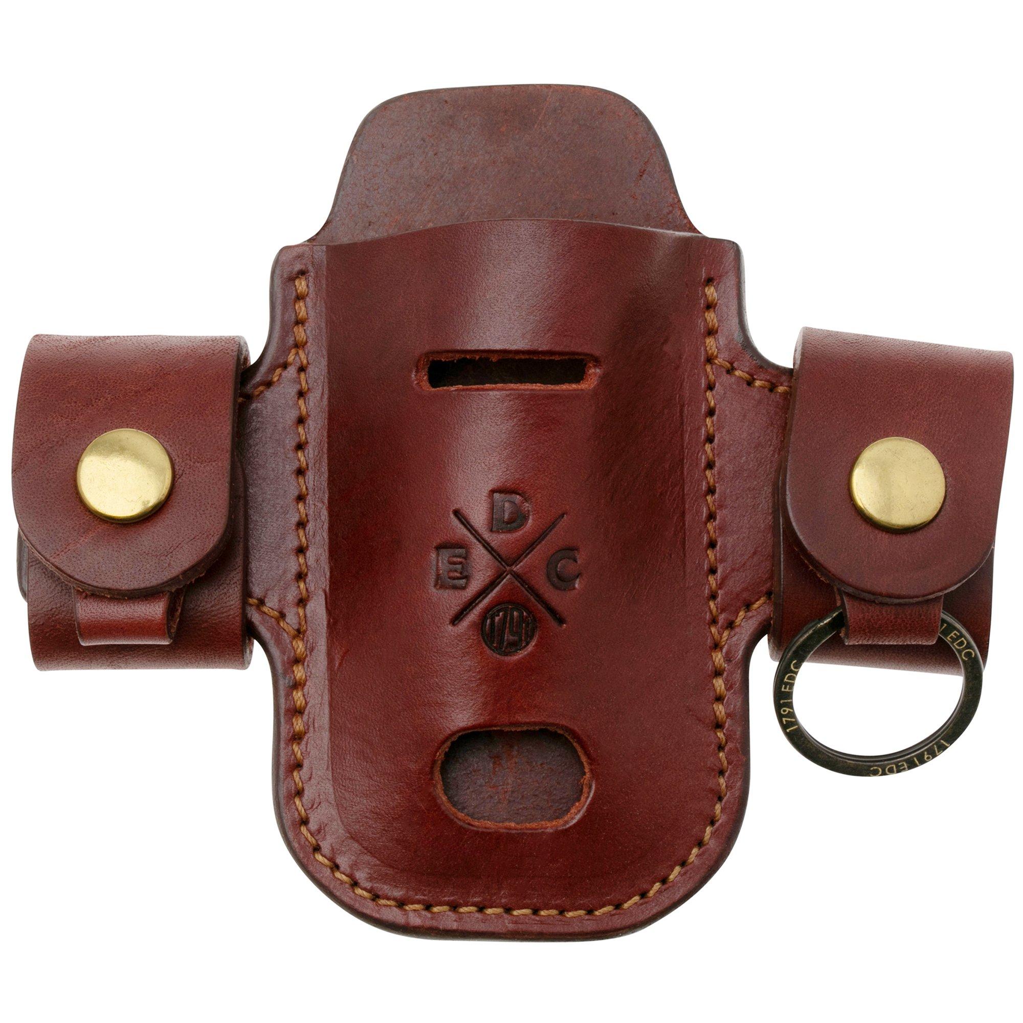1791 EDC Heavy Duty Action-Snap Solo Ambi EDC-HD-AS-SL-CHN-A Chestnut, Leder-Gürtelholster