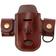 Afbeelding voor 1791 EDC Heavy Duty Action-Snap Solo Ambi EDC-HD-AS-SL-CHN-A Chestnut, lederen riemholster