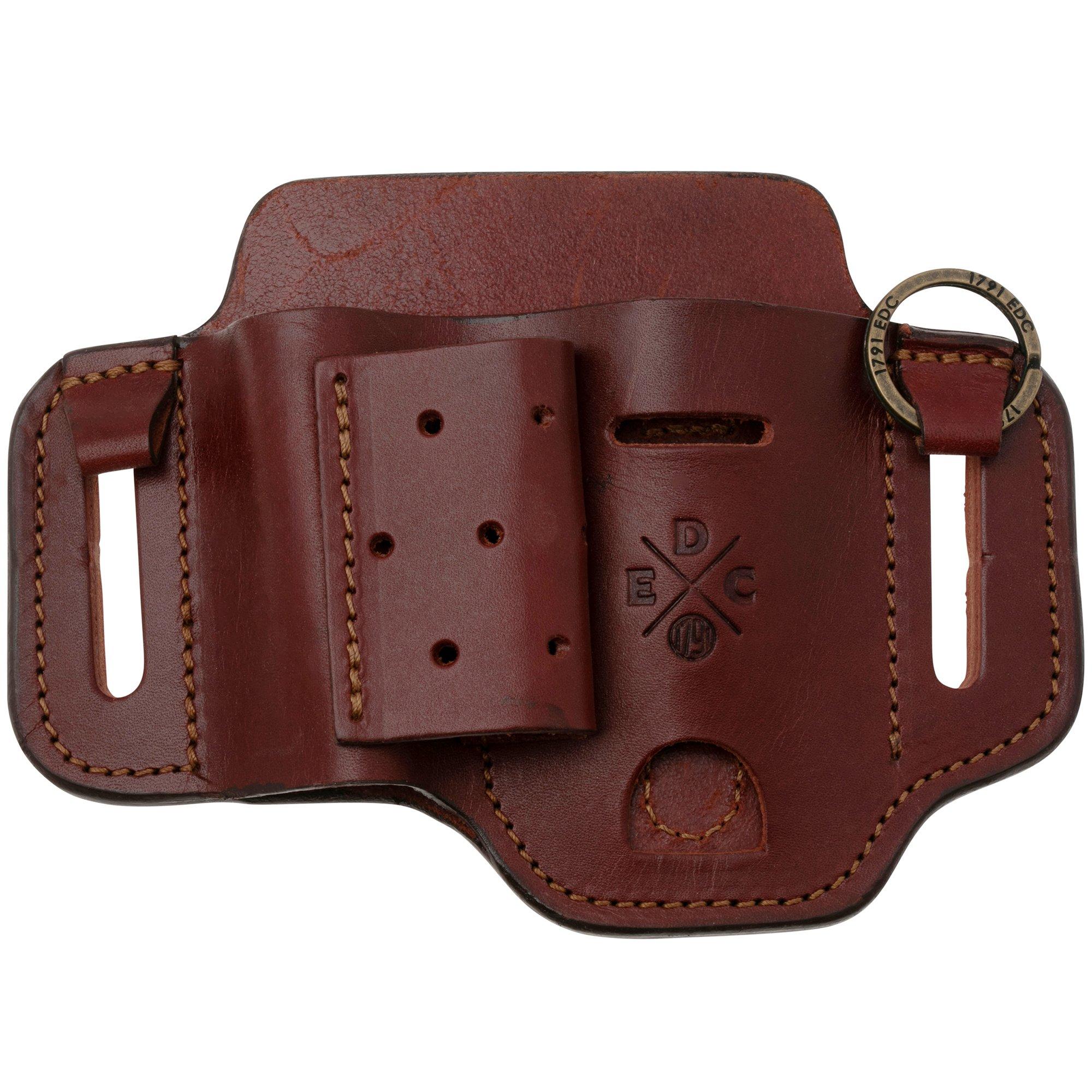 Pochwa na pasek 1791 EDC Heavy Duty Easy-Slide Large Flex Tool Organizer EDC-HD-ES-LF-CHN-A Chestnut, skóra