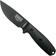 Image for ESEE Model 3 Black Blade 3D Black G10 survival knife 3PMB-001 black sheath + belt clip