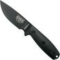 Image pour ESEE Model 3 Black Blade 3D Black G10 couteau de survie 3PMB-001 étui noir + clip de poche