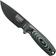 Image for ESEE Model 3 Black Blade 3D Grey-Black G10 survival knife 3PMB-002 black sheath + belt clip