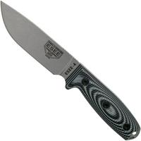 Image for ESEE Model 4 Plain Edge S35VN, Grey Black G10 3D Handle 4P35V-002 with sheath + clip