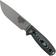 Afbeelding voor ESEE Model 4 Plain Edge S35VN, Grey Black G10 3D Handle 4P35V-002 met schede + clip