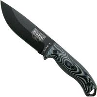 Image pour ESEE Model 5 Black Blade 3D Grey-Black G10 couteau de survie 5PB-002 étui kydex + clip plat