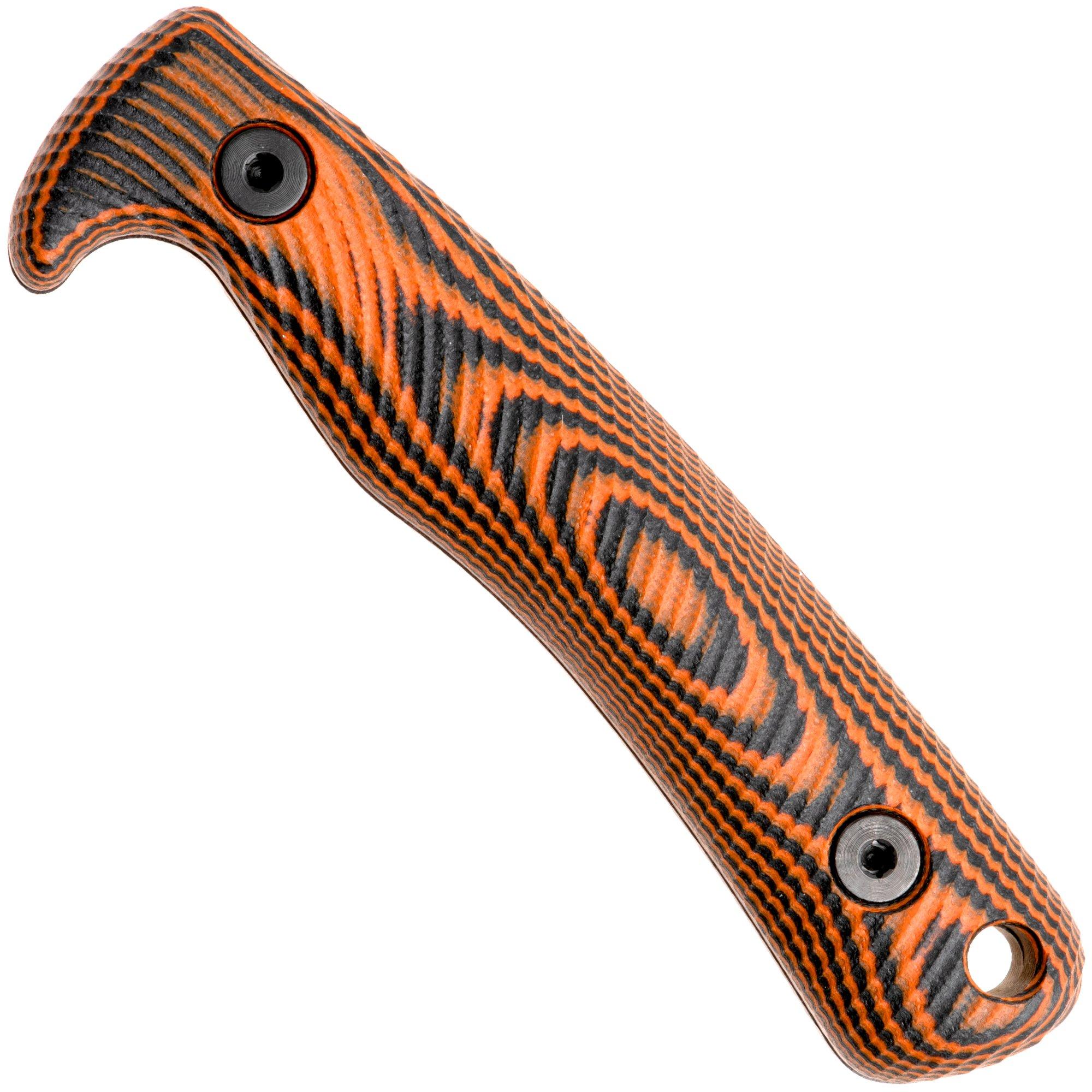 ESEE AGK Scales EE-AGK-3D-006, 3D Orange Black G10, handle scales