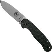 ESEE Avispa couteau de poche, stonewashed D2 blade, Black handle BRK1302