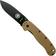 Image pour ESEE Avispa couteau de poche, black D2 blade, Coyote Brown handle BRK1302CBB