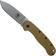 Image for ESEE Avispa pocket knife, stonewashed D2 blade, Coyote Brown handle BRK1302CB