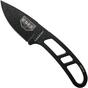 Afbeelding voor ESEE Candiru Black CAN-B nekmes met zwarte schede + riemclip