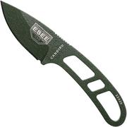 ESEE Candiru OD-green CAN-OD neck knife with black sheath + belt clip