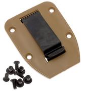 ESEE belt-clip plate for Model 3 & 4 sheaths, Coyote Brown