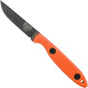 ESEE Camp-Lore CR 2.5 Orange, Black Oxide Coating faca fixa, Cody Rowen design