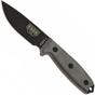 Bild für ESEE Model 3 Schwarze Klinge, Grauer Handgriff 3P-MB-B mit Scheide + Clip und MOLLE-back