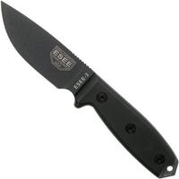 Image for ESEE Model 3 Tactical Gunsmoke Black 3PTGB, black G10 handle and kydex sheath