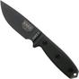 Afbeelding voor ESEE Model 3 Tactical Gunsmoke Black 3PTGB, zwarte G10 handgreep en kydex schede