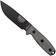 Image for ESEE Model 4 black blade, grey handle 4P-MB with coyote sheath + clip and MOLLE-back
