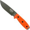 ESEE Model 4 OD blade, orange handle 4P-OD with sheath + clip