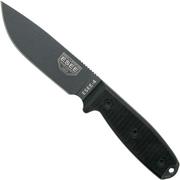 ESEE Model 4 Tactical Gunsmoke, Black Handle 4P-TG-B con funda + clip