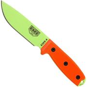 ESEE Model 4 Venom Green 4PM-VG survival knife with sheath + belt clip