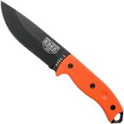 ESEE Model 5 Orange 5P-B-OR survival knife with kydex sheath + belt clip