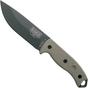 Obraz dla Nóż survivalowy ESEE Model 5 Tactical Gunsmoke, Desert Tan Handle 5P-TG, pokrowiec kydex + klips do paska