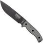 Bild für ESEE Model 6 Schwarze Klinge, Grauer Handgriff 6P-B inkl. schwarze Scheide + Gürtelclip