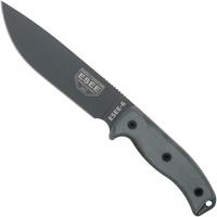 Image pour ESEE Model 6 Tactical Gunsmoke, grey handle 6P-TG avec étui noir + clip ceinture