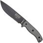 Afbeelding voor ESEE Model 6 Serrated 6S survivalmes met zwarte schede + riemclip