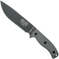 Bild für ESEE Model 6 Tactical Gunsmoke, grey handle 6S-TG mit schwarzer Scheide + Gürtelclip
