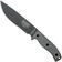 Image pour ESEE Model 6 Tactical Gunsmoke, grey handle 6S-TG avec étui noir + clip ceinture