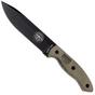 Obraz dla Nóż survivalowy ESEE Model CM6 Black, pokrowiec kydex + klips do paska