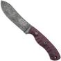 Image for ESEE JG5, ESEE-JG5-LM, 1095 Stone Washed Black Oxide, Burgundy Linen Micarta, outdoor knife, James Gibson design