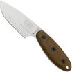 ESEE Sencillo ESEE-SENCILLO-A2, A2 Droppoint, 3D Burlap Mircarta Handle, vaststaand mes