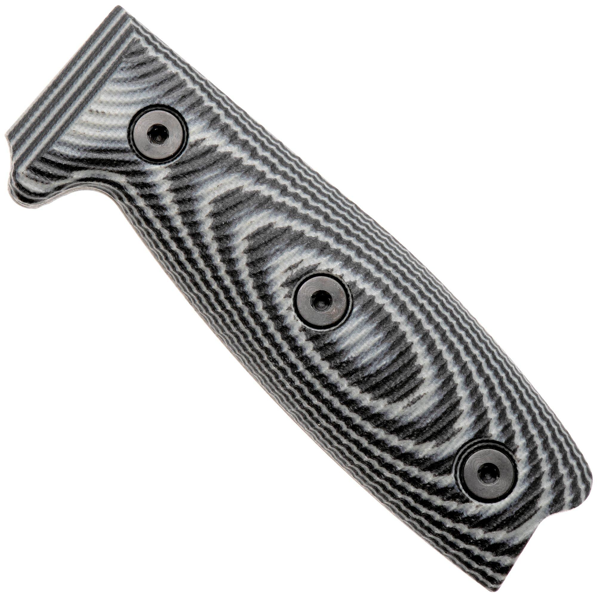 ESEE-3 Scales EE-ESEE3-3D-002, 3D Gray Black G10, handle scales
