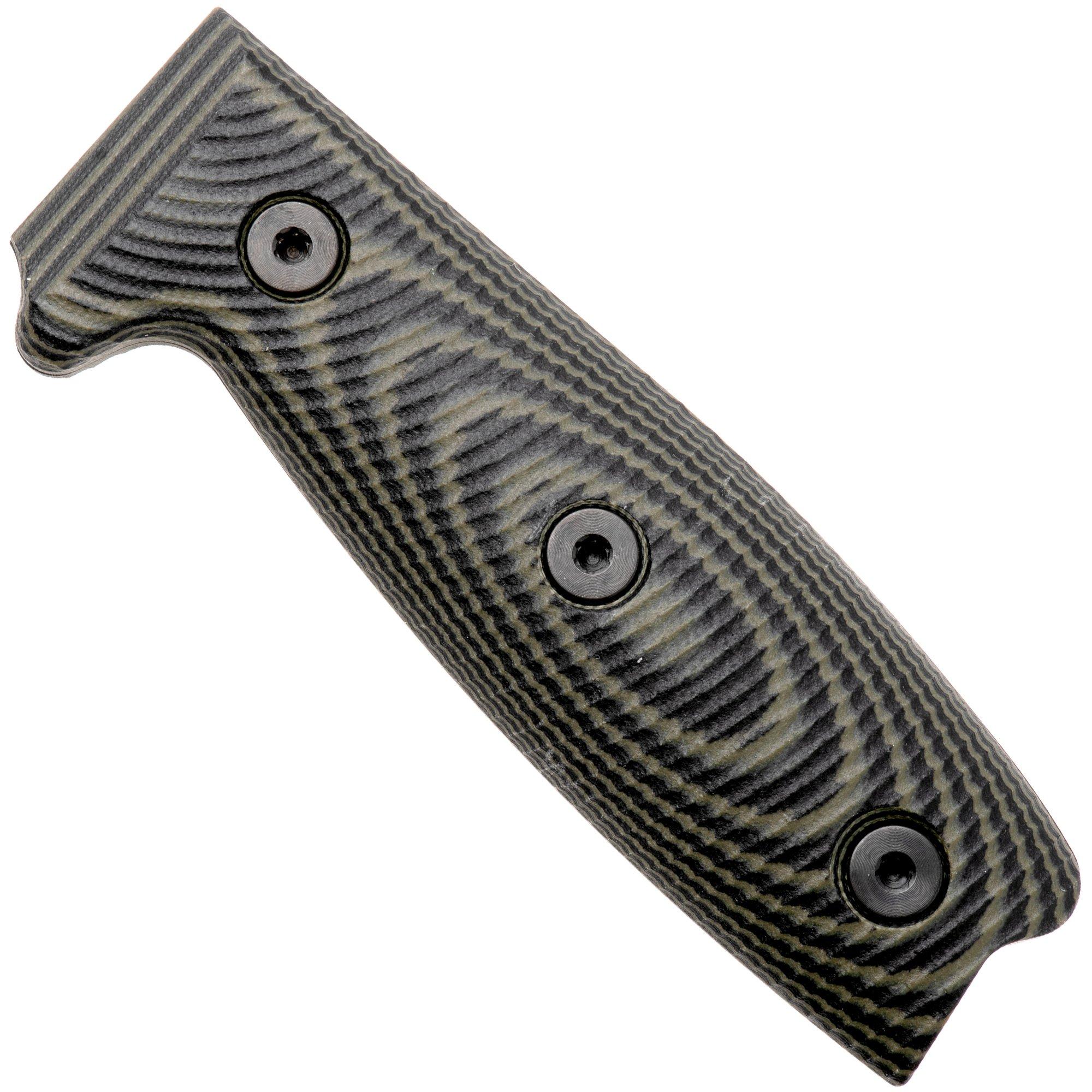 ESEE-3 Scales EE-ESEE3-3D-003, 3D OD Green Black G10, handle scales