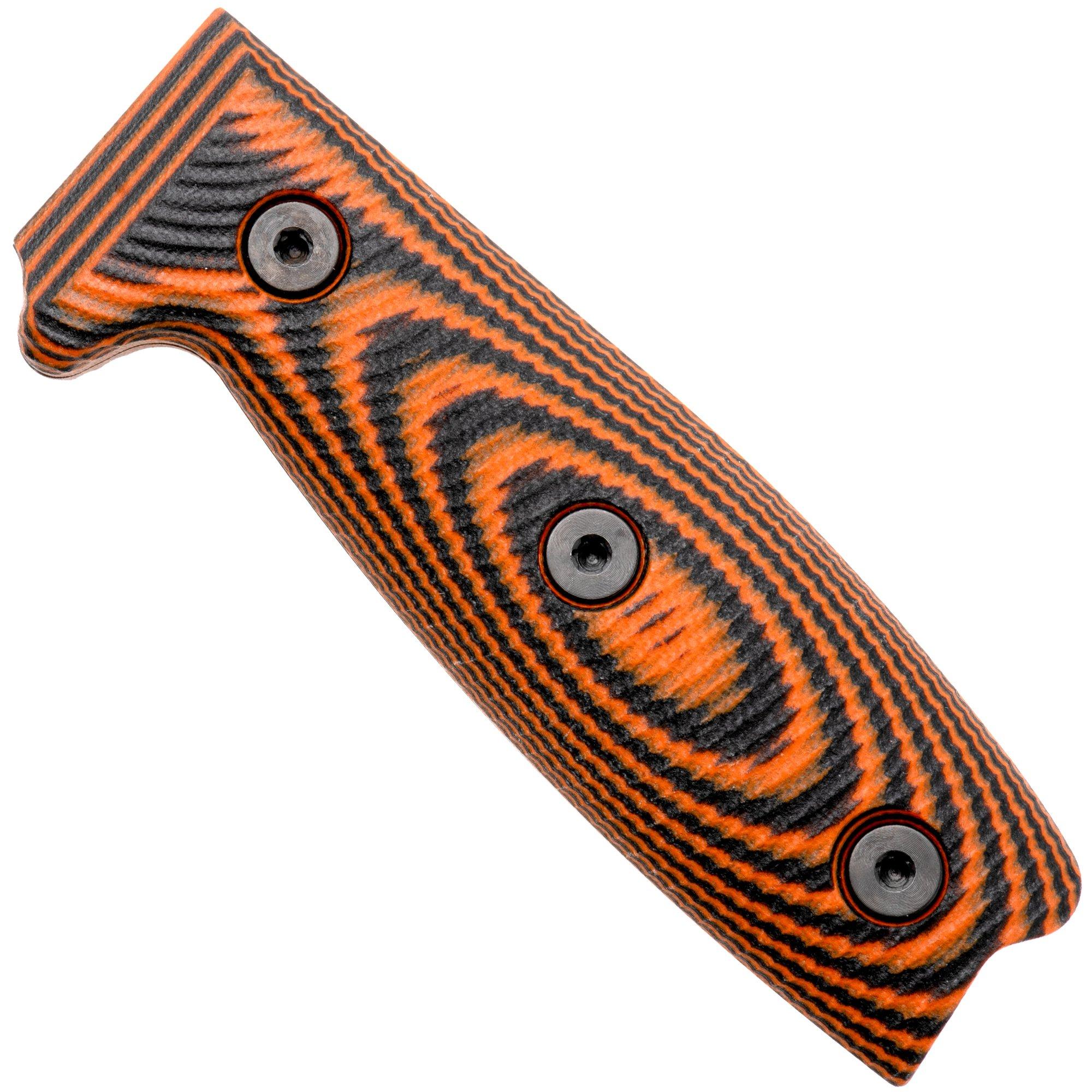 ESEE-3 Scales EE-ESEE3-3D-006, 3D Orange Black G10, handle scales