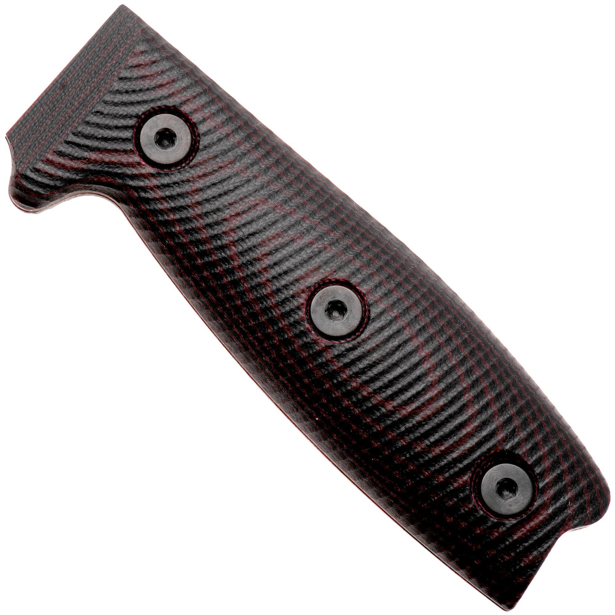 ESEE-4 Scales EE-ESEE4-3D-004, 3D Blood Black G10, Griffschalen
