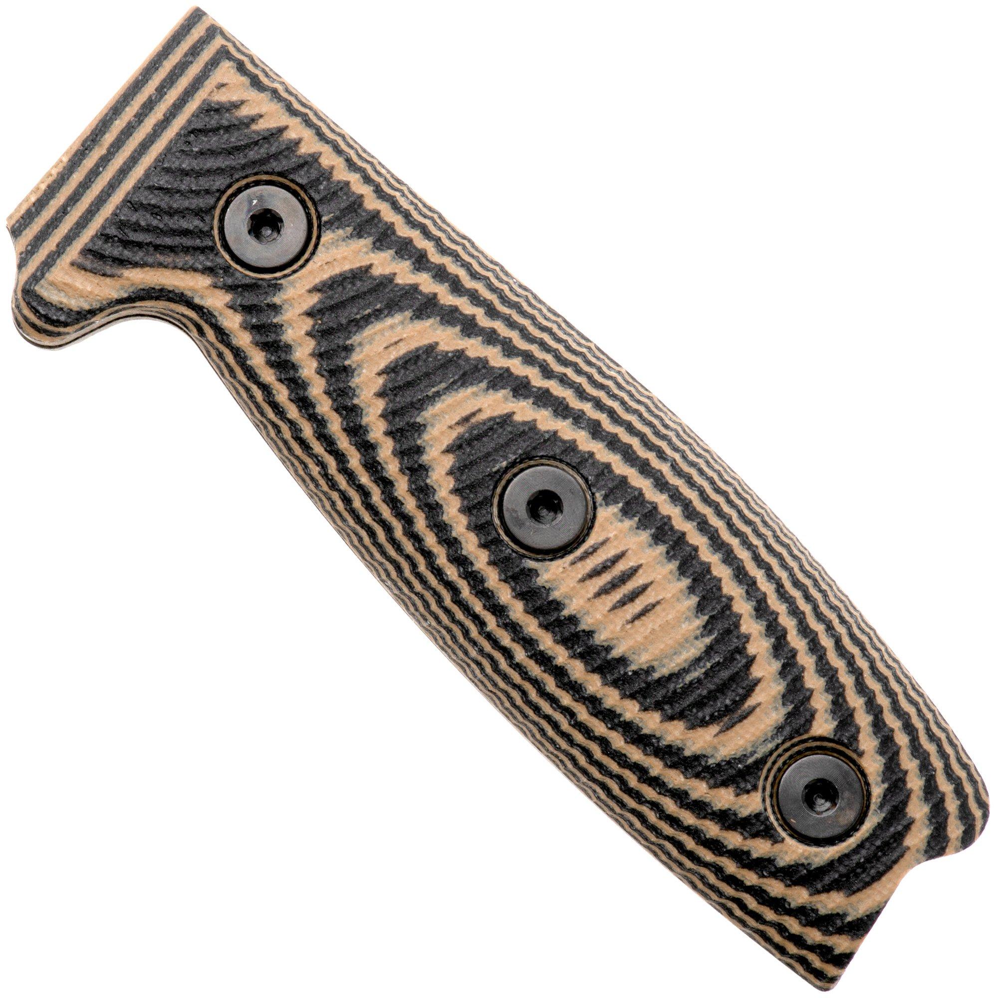 ESEE-4 Scales EE-ESEE4-3D-005, 3D Coyote Black G10, Griffschalen