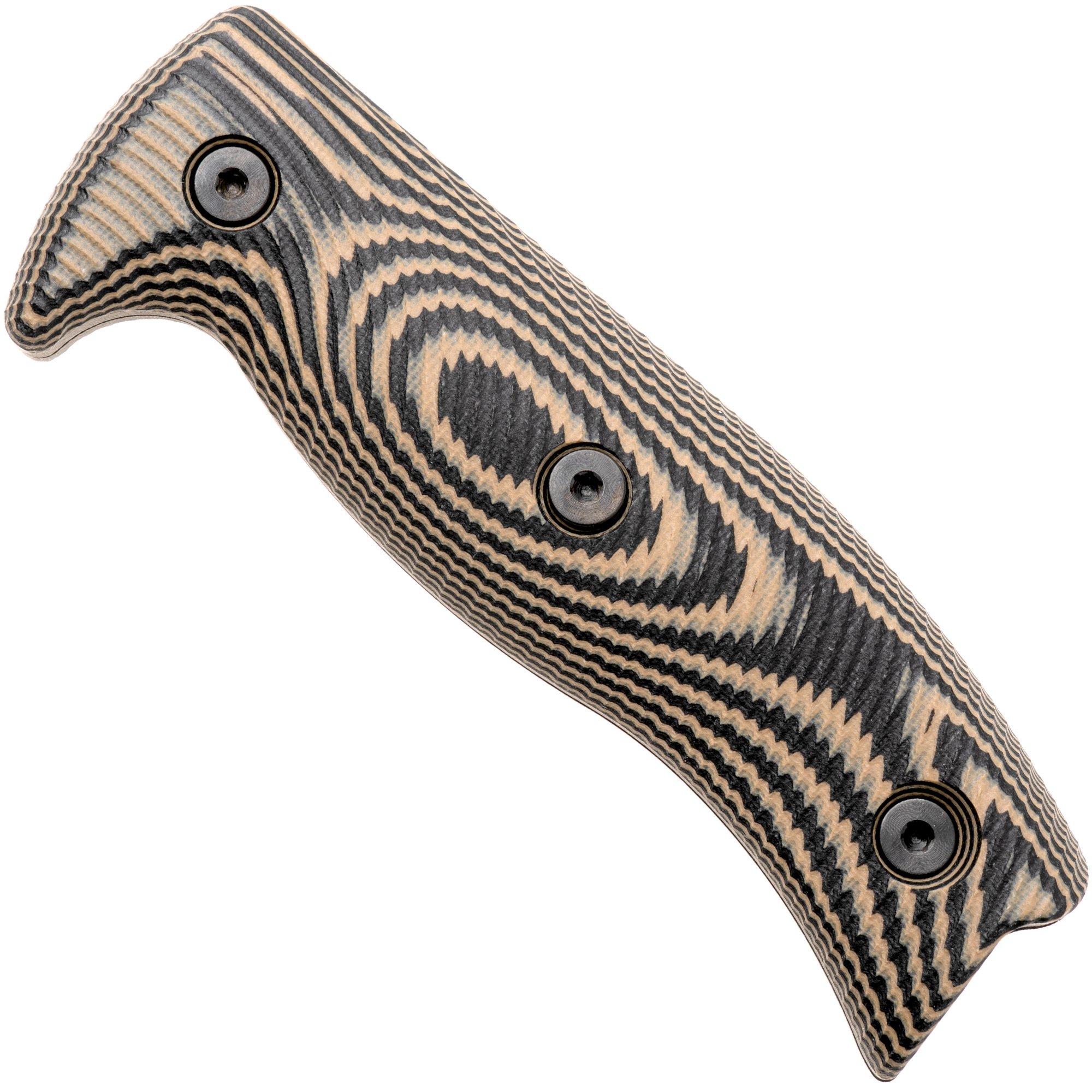ESEE-5 Scales EE-ESEE5-3D-005, 3D Coyote Black G10, Griffschalen