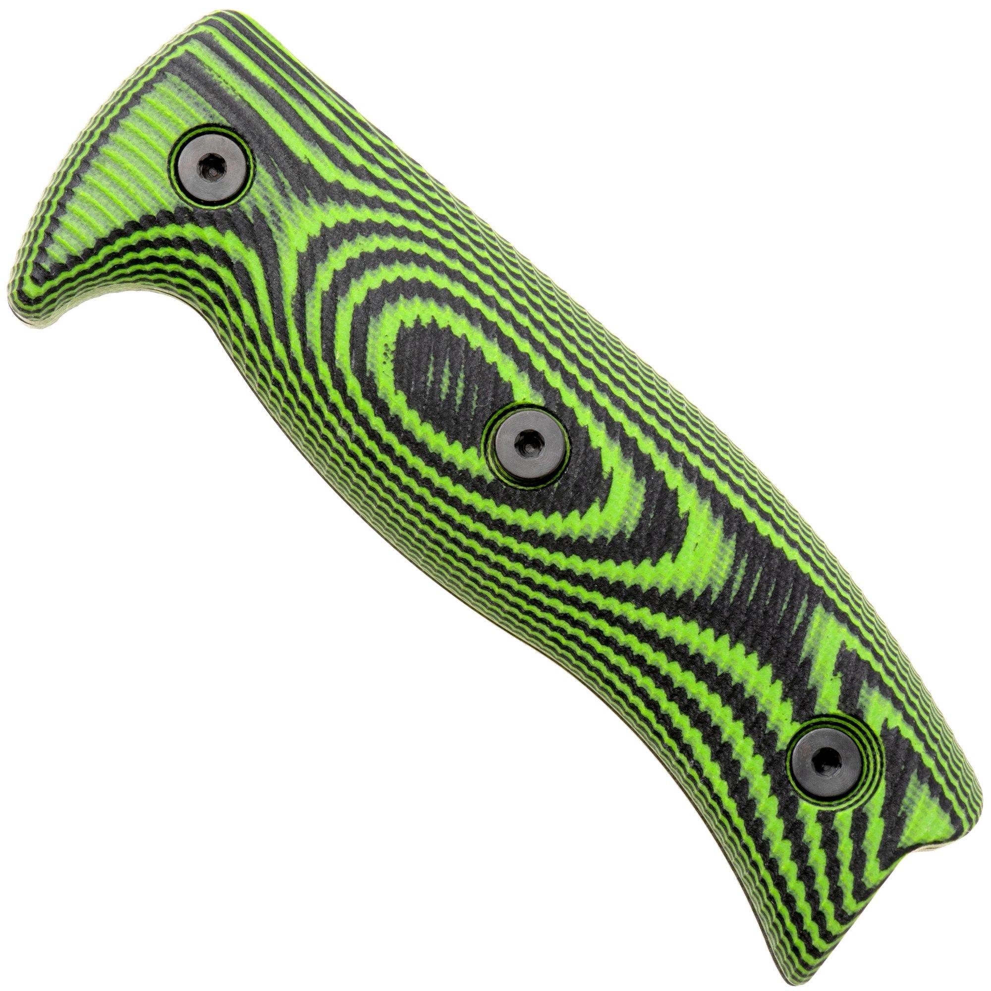 ESEE-5 Scales EE-ESEE5-3D-007, 3D Neon Green Black G10, Griffschalen