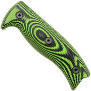 Afbeelding voor ESEE-5 scales EE-ESEE5-3D-007, 3D Neon Green Black G10, greepschalen