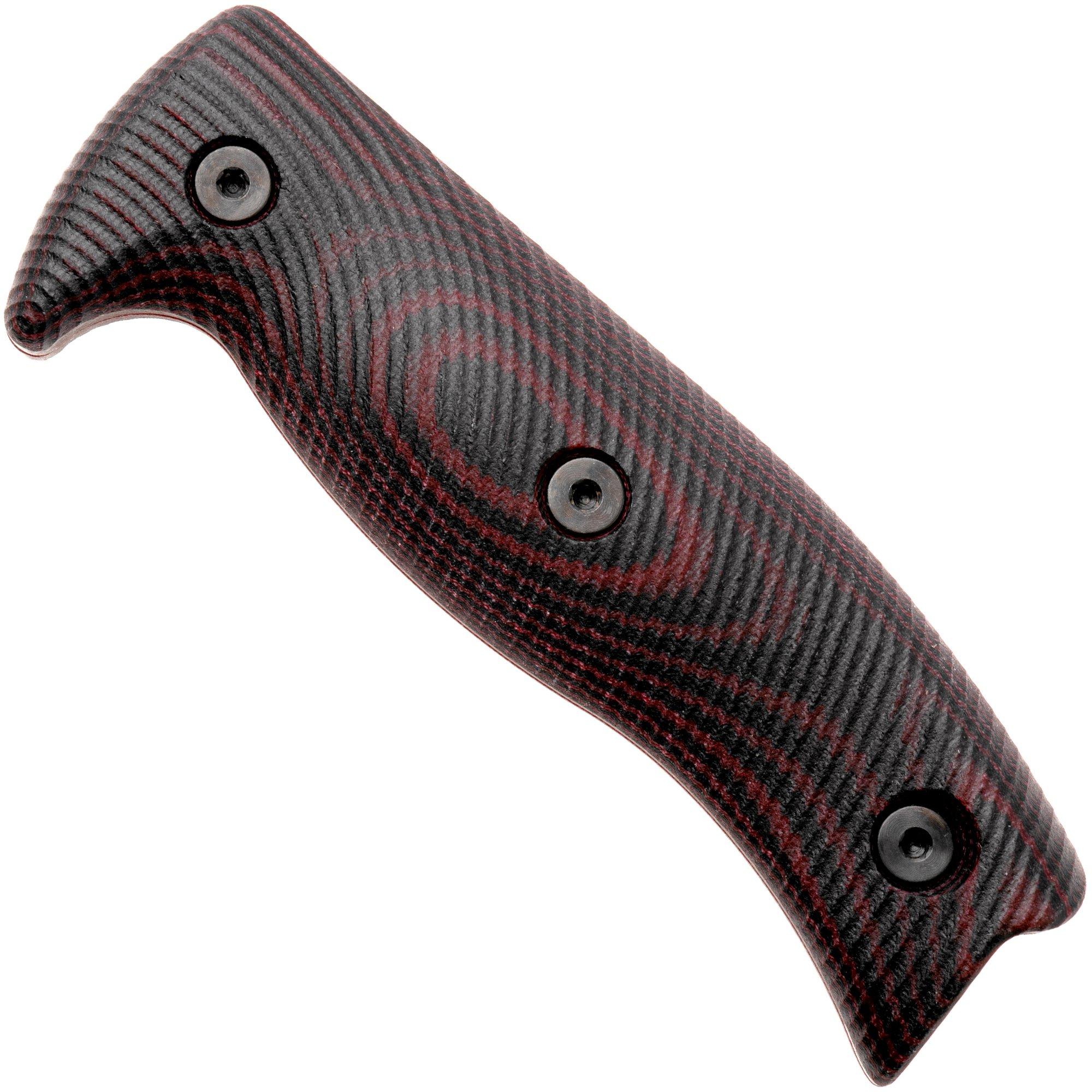 ESEE-6 Scales EE-ESEE6-3D-004, 3D Blood Black G10, Griffschalen
