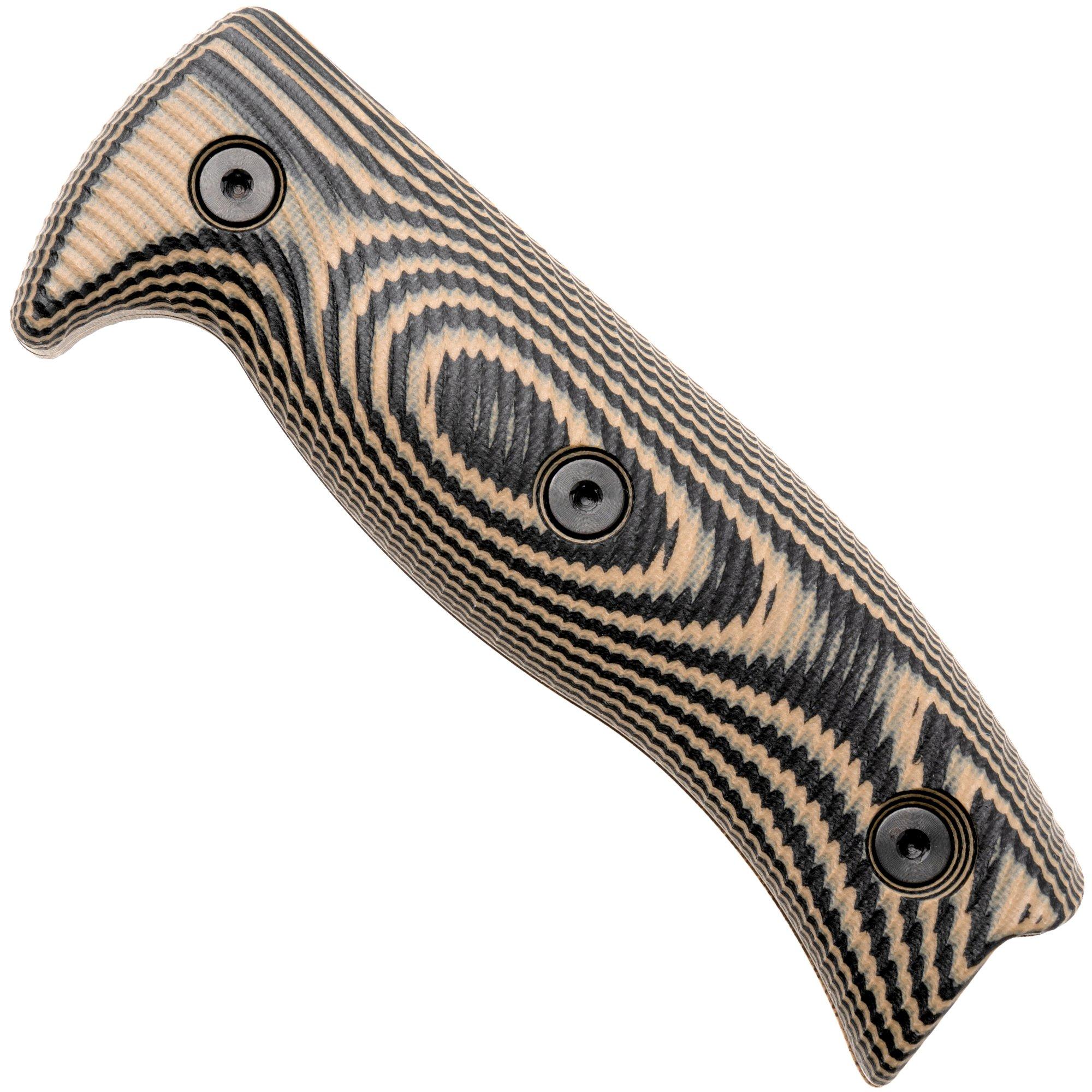 ESEE-6 Scales EE-ESEE6-3D-005, 3D Coyote Black G10, Griffschalen